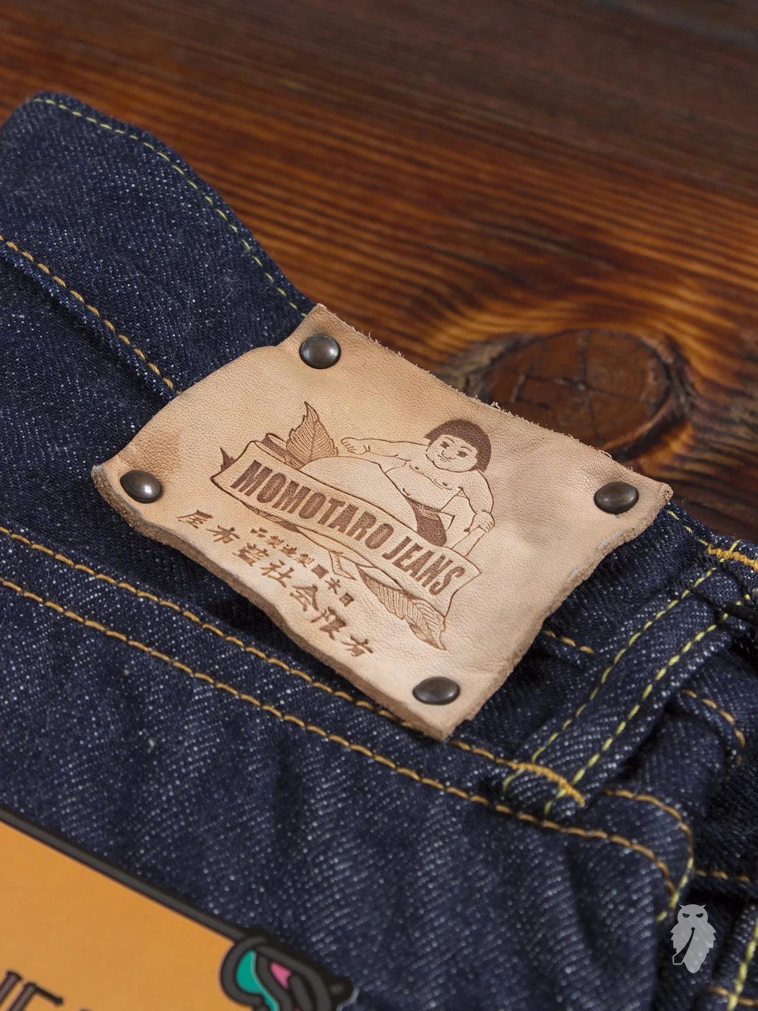 G007-MB "Copper Label" Old Blue 14.7oz Selvedge Denim - Tight Straight Fit