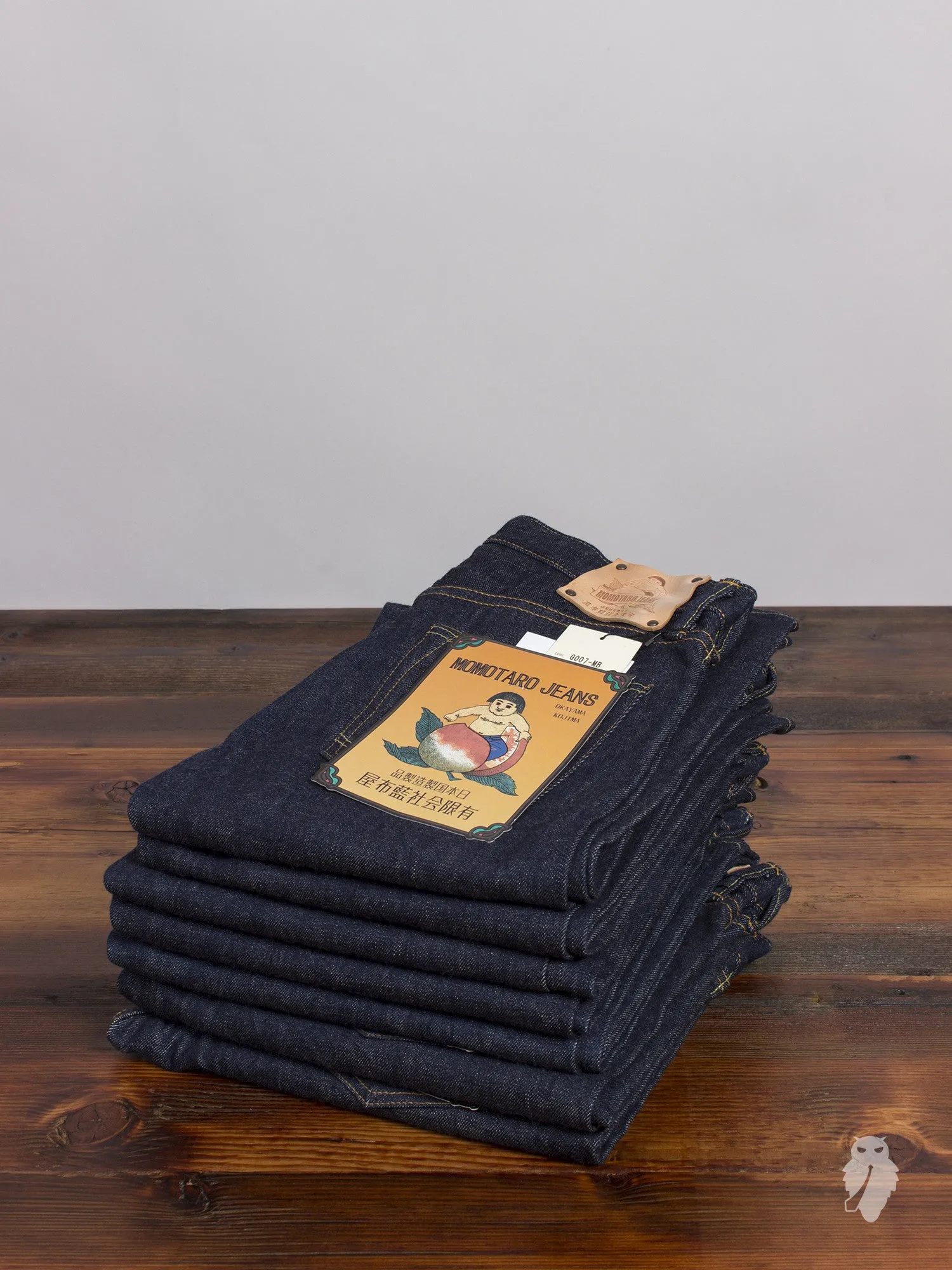 G007-MB "Copper Label" Old Blue 14.7oz Selvedge Denim - Tight Straight Fit