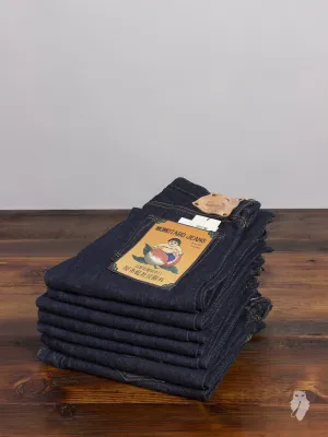 G007-MB "Copper Label" Old Blue 14.7oz Selvedge Denim - Tight Straight Fit