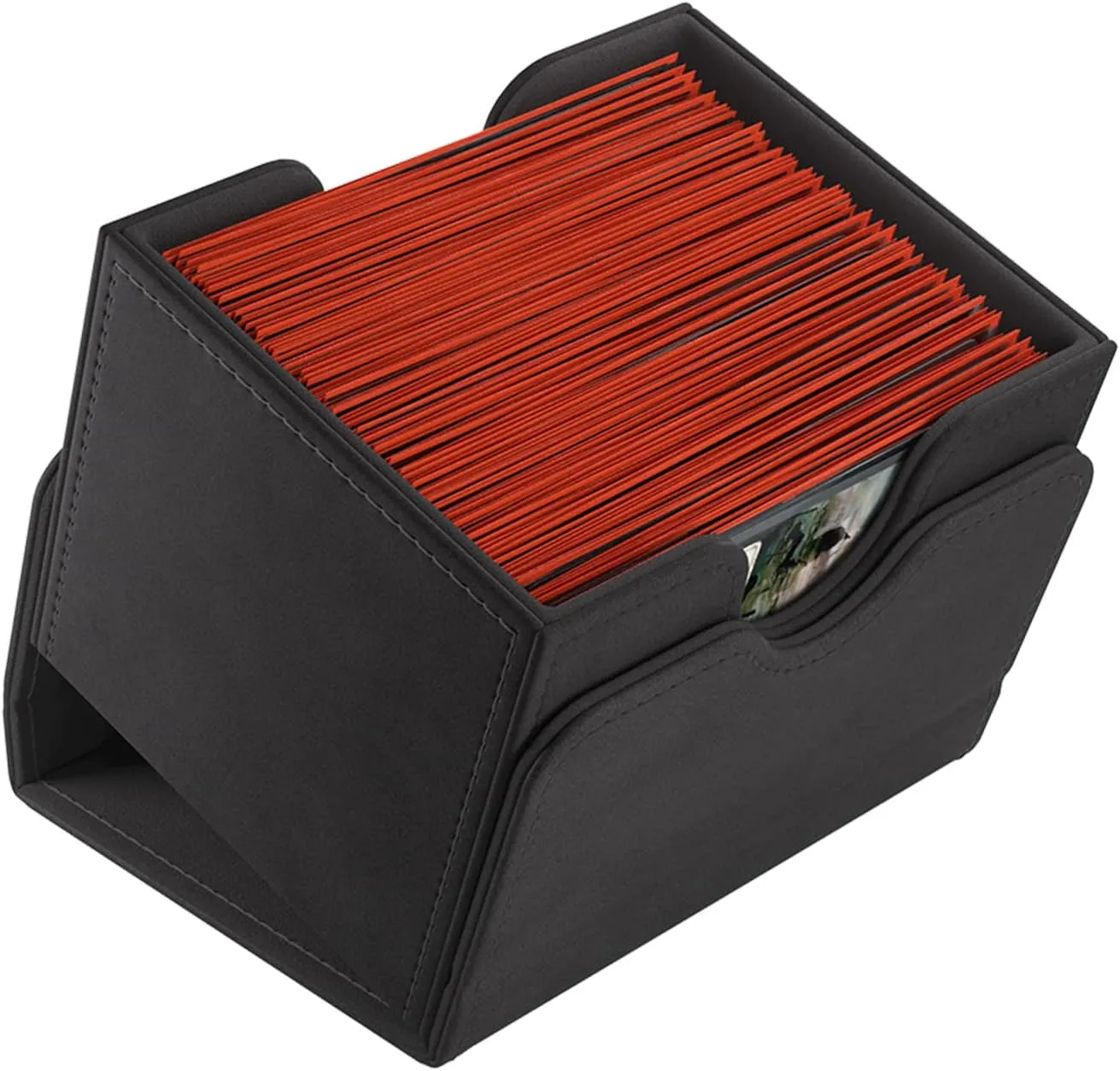 GameGenic Card Deck Box – Deck Box: Sidekick XL Black 100CT – Durable and Sturdy TCG, OCG Card Storage – Compatible with Pokemon Yugioh Commander and MTG Magic: The Gathering Cards