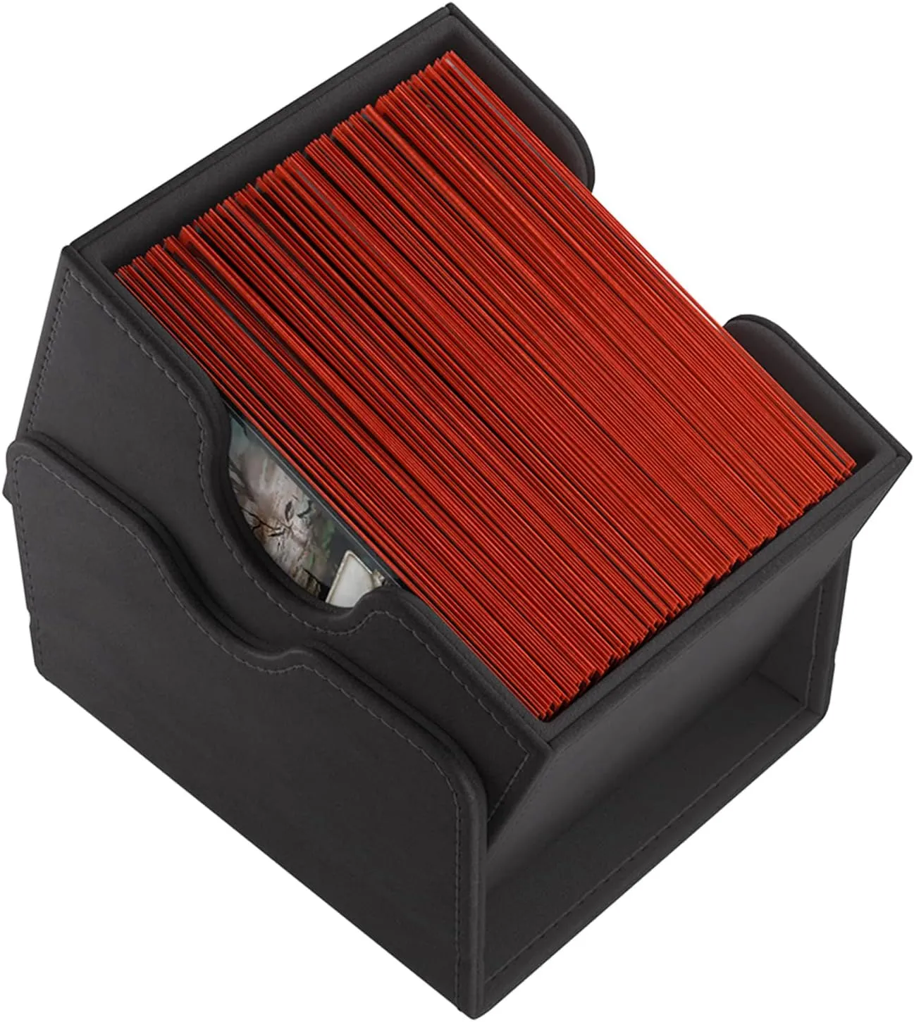 GameGenic Card Deck Box – Deck Box: Sidekick XL Black 100CT – Durable and Sturdy TCG, OCG Card Storage – Compatible with Pokemon Yugioh Commander and MTG Magic: The Gathering Cards