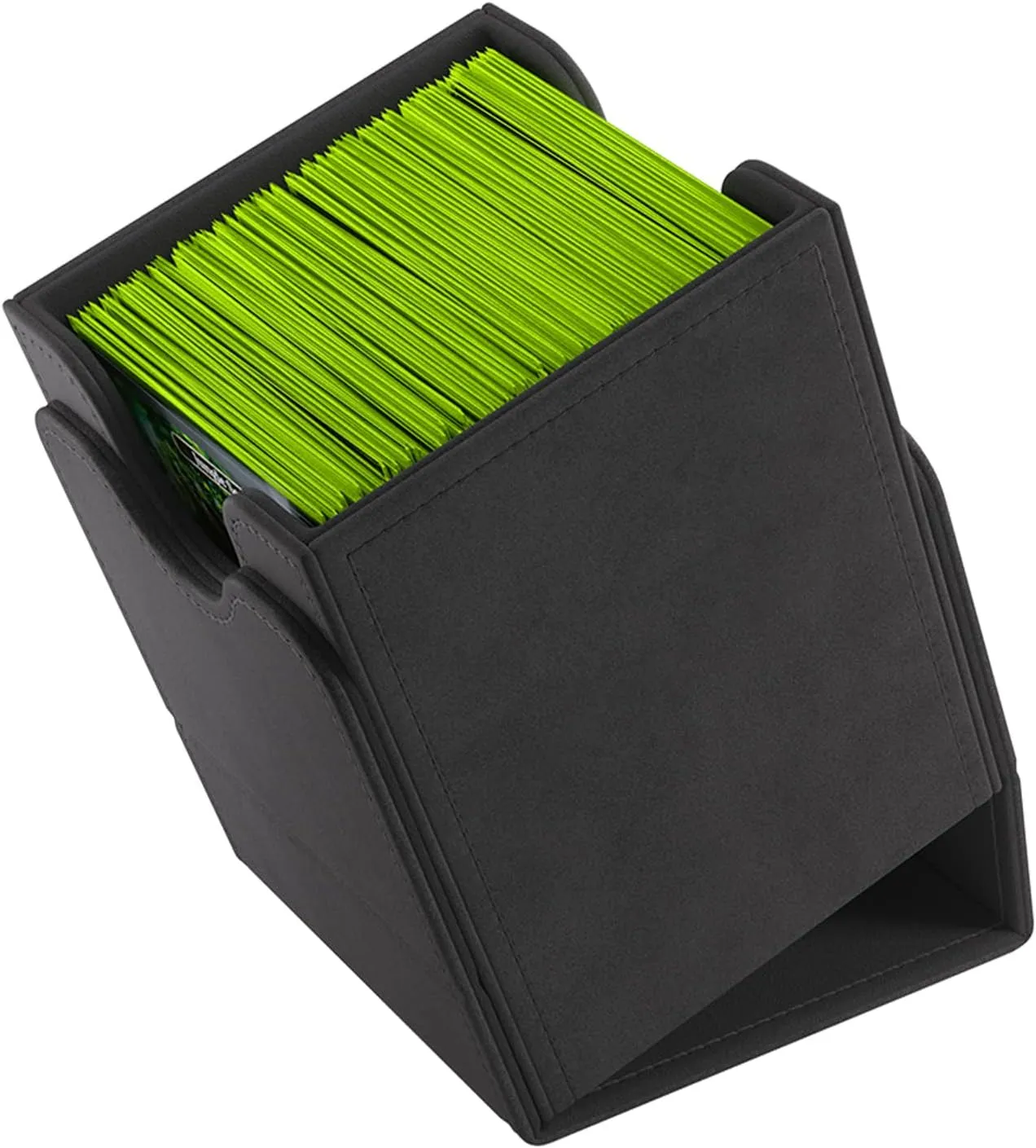 GameGenic Card Deck Box – Deck Box: Squire XL Black 100CT – Durable and Sturdy TCG, OCG Card Storage – Compatible with Pokemon Yugioh Commander and MTG Magic: The Gathering Cards
