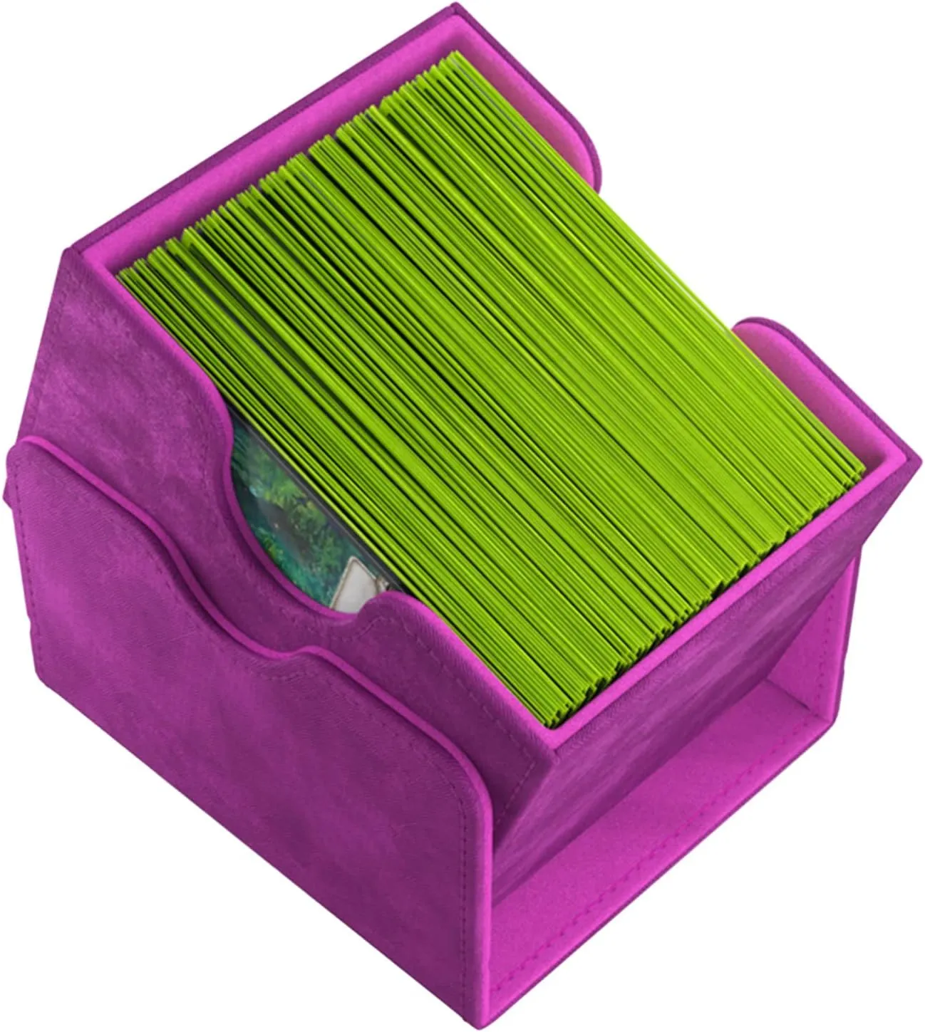 GameGenic Deck Box – Sidekick XL Purple 100CT – Durable and Sturdy TCG, OCG, CCG Card Storage – Compatible with Pokemon, Yugioh, Commander, and MTG Magic: The Gathering Cards