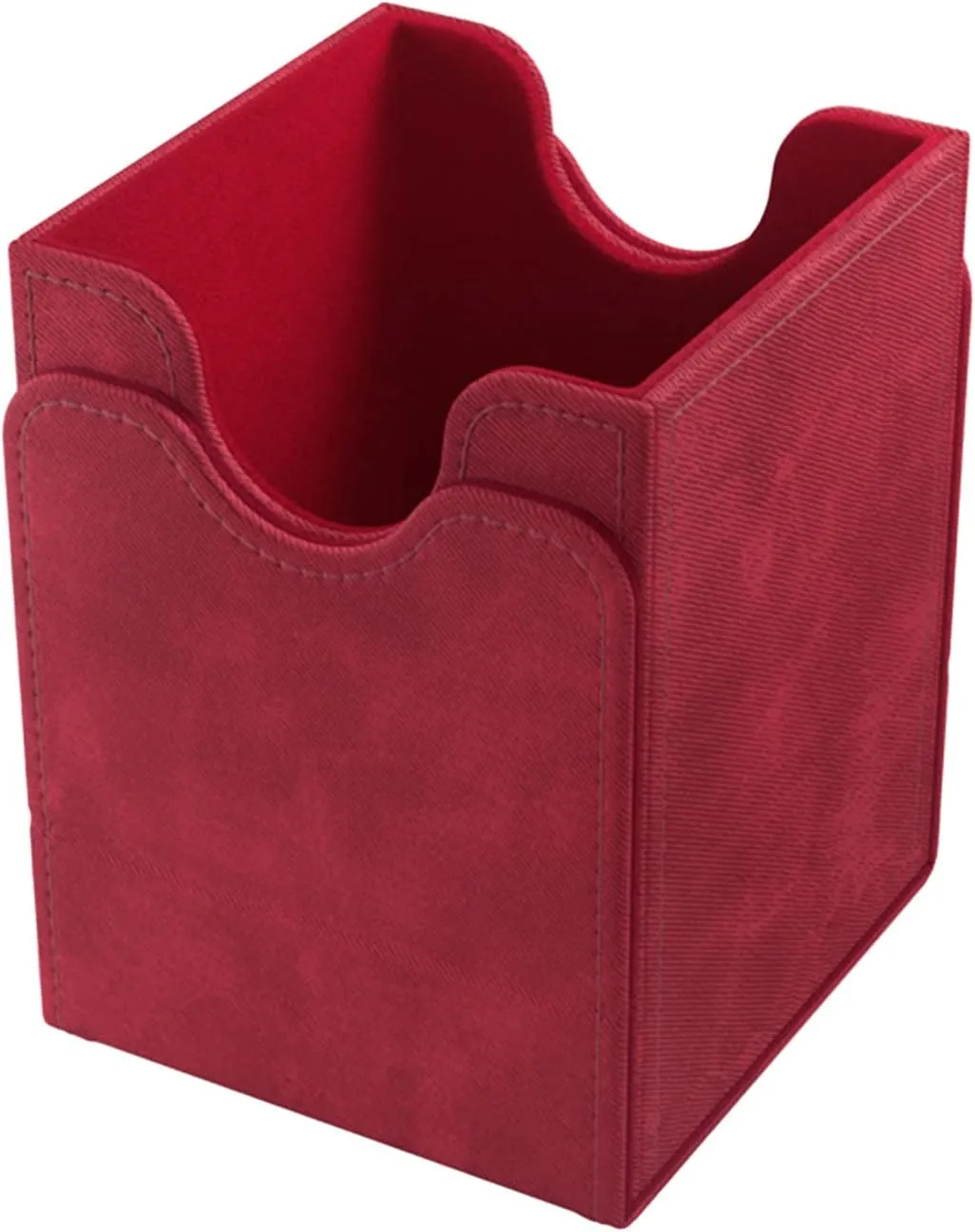 GameGenic Deck Box – Squire XL Red 100CT – Durable and Sturdy TCG, OCG, CCG Card Storage – Compatible with Pokemon, Yugioh, Commander, and MTG Magic: The Gathering Cards