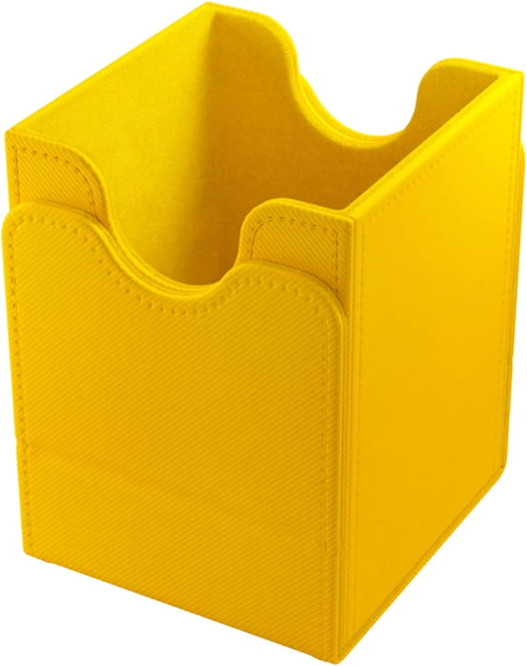 GameGenic Deck Box – Squire XL Yellow 100CT – Durable and Sturdy TCG, OCG, CCG Card Storage – Compatible with Pokemon, Yugioh, Commander, and MTG Magic: The Gathering Cards