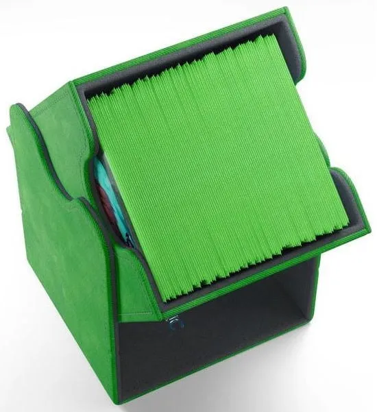 Gamegenic Squire Holds 100 Sleeves Convertible Deck Box Green
