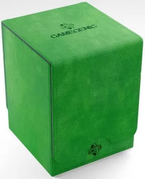 Gamegenic Squire Holds 100 Sleeves Convertible Deck Box Green
