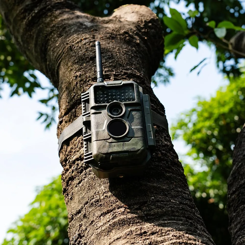 GardePro E6 Trail Camera WiFi 48MP 1296P Game Camera with No Glow Night Vision Motion Activated Waterproof for Wildlife Deer Scouting Hunting or Property Security, Camo