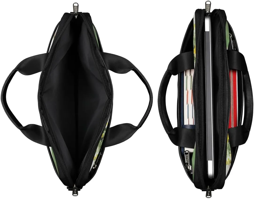 Garland Puppy Laptop Bag for Men Women 13-15 Inch Case Bags Sleeve Shoulder with Anti Slip Removable The Pad Straps(15x1x11inches)