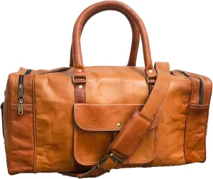 Genuine LEATHER DUFFLE BAG, Carry on Bag, Duffel Bag Men, Unisex Gift Ideas Large Overnight Carry on Luggage Duffel Bag Gym Weekend Bag