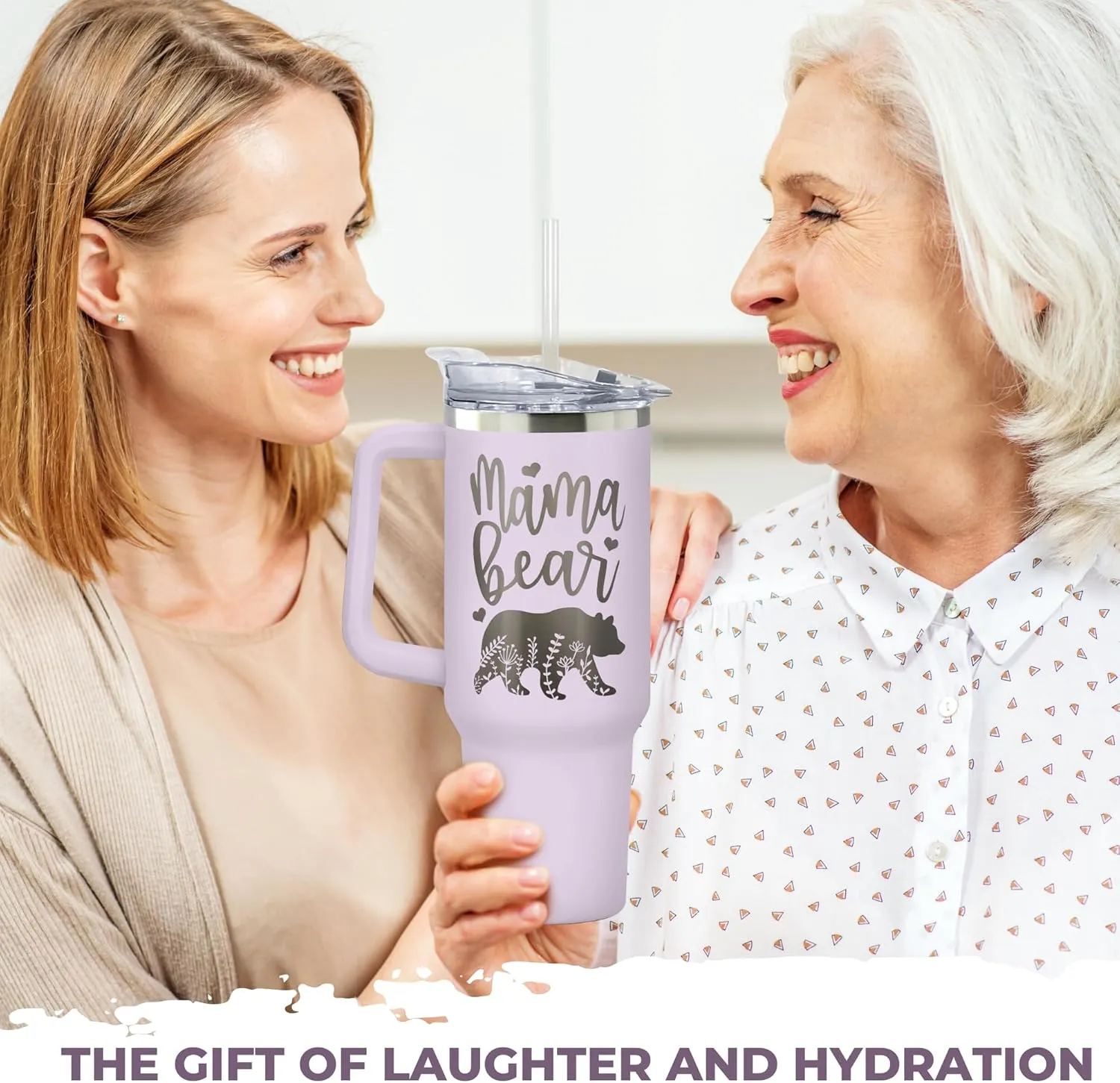 Gifts for Mom from Daughter Son - Mothers Day Gifts for Mom Wife - Birthday, Mother's Day, Christmas Gift Ideas for Moms - Gift for Mama, Moms, Mother from Kids - 40 Oz Purple Tumbler