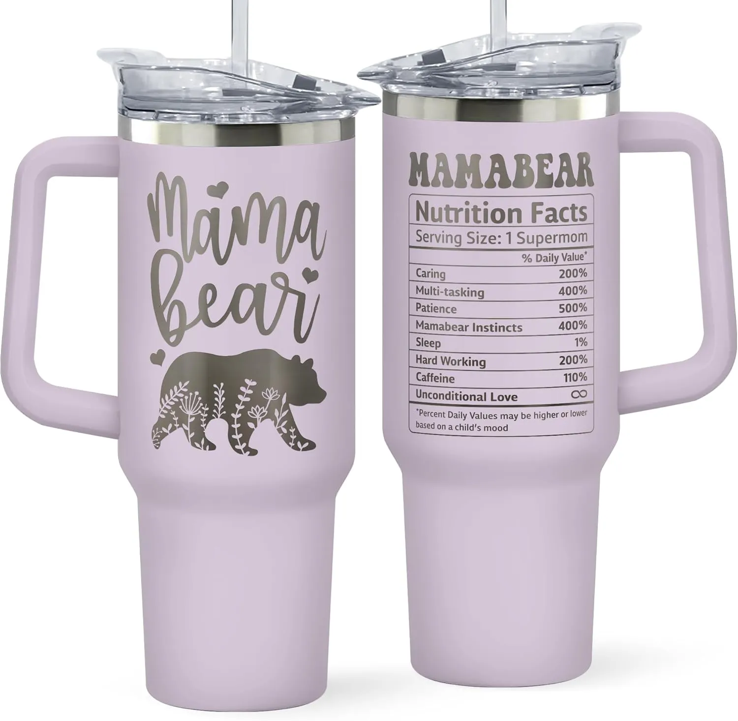 Gifts for Mom from Daughter Son - Mothers Day Gifts for Mom Wife - Birthday, Mother's Day, Christmas Gift Ideas for Moms - Gift for Mama, Moms, Mother from Kids - 40 Oz Purple Tumbler