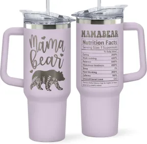 Gifts for Mom from Daughter Son - Mothers Day Gifts for Mom Wife - Birthday, Mother's Day, Christmas Gift Ideas for Moms - Gift for Mama, Moms, Mother from Kids - 40 Oz Purple Tumbler