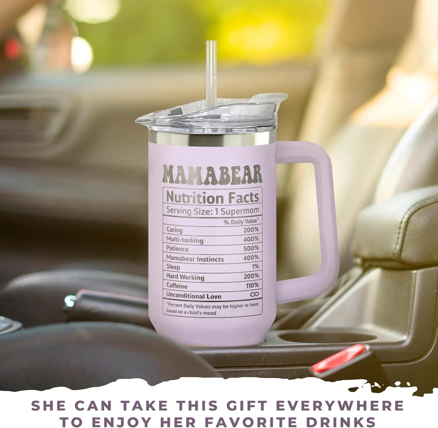 Gifts for Mom from Daughter Son - Mothers Day Gifts for Mom Wife - Birthday, Mother's Day, Christmas Gift Ideas for Moms - Gift for Mama, Moms, Mother from Kids - 40 Oz Purple Tumbler