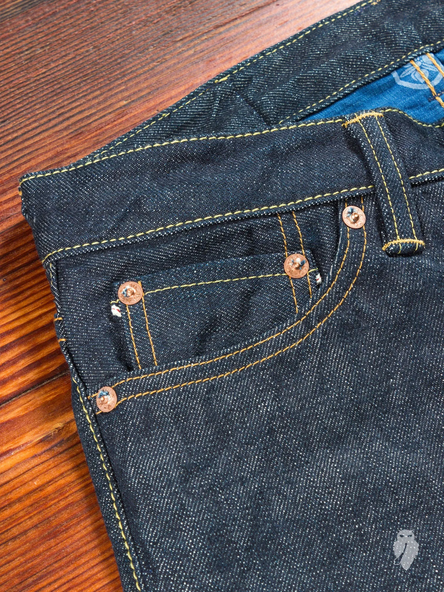 GL007-MZ "Copper Label" 14.7oz Women's Selvedge Denim - Tight Straight Fit