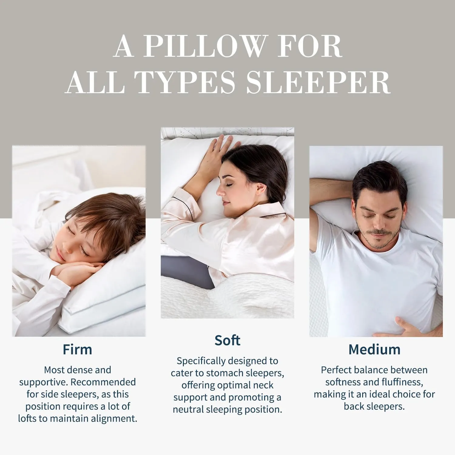 Globon Luxury Feather Down Pillow King Size,Low Soft Gusseted Bed Pillows for Sleeping, Hotel Collection Fluffy Pillow, 18"X34", Set of 2