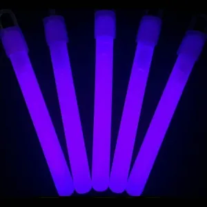 Glow With Us Glow Sticks Bulk Wholesale, 200 4” Purple Glow Stick Light Sticks 200 Free Glow Bracelets! Bright Color, Kids Love Them! Glow 8-12 Hrs, 2-Year Shelf Life, Sturdy Packaging, Brand