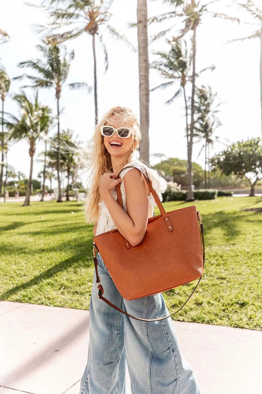 Go-Getter Tote Cognac