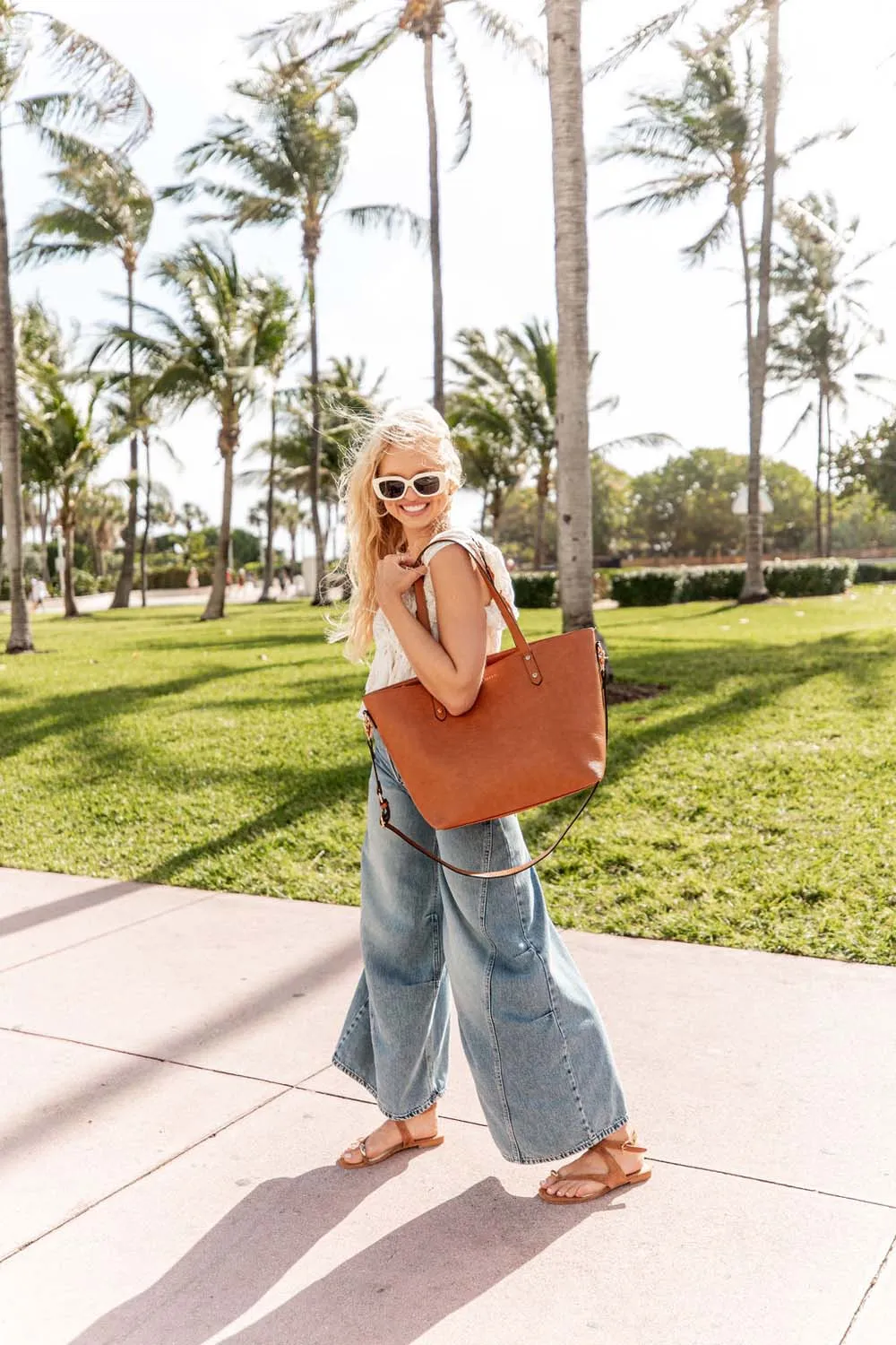 Go-Getter Tote Cognac