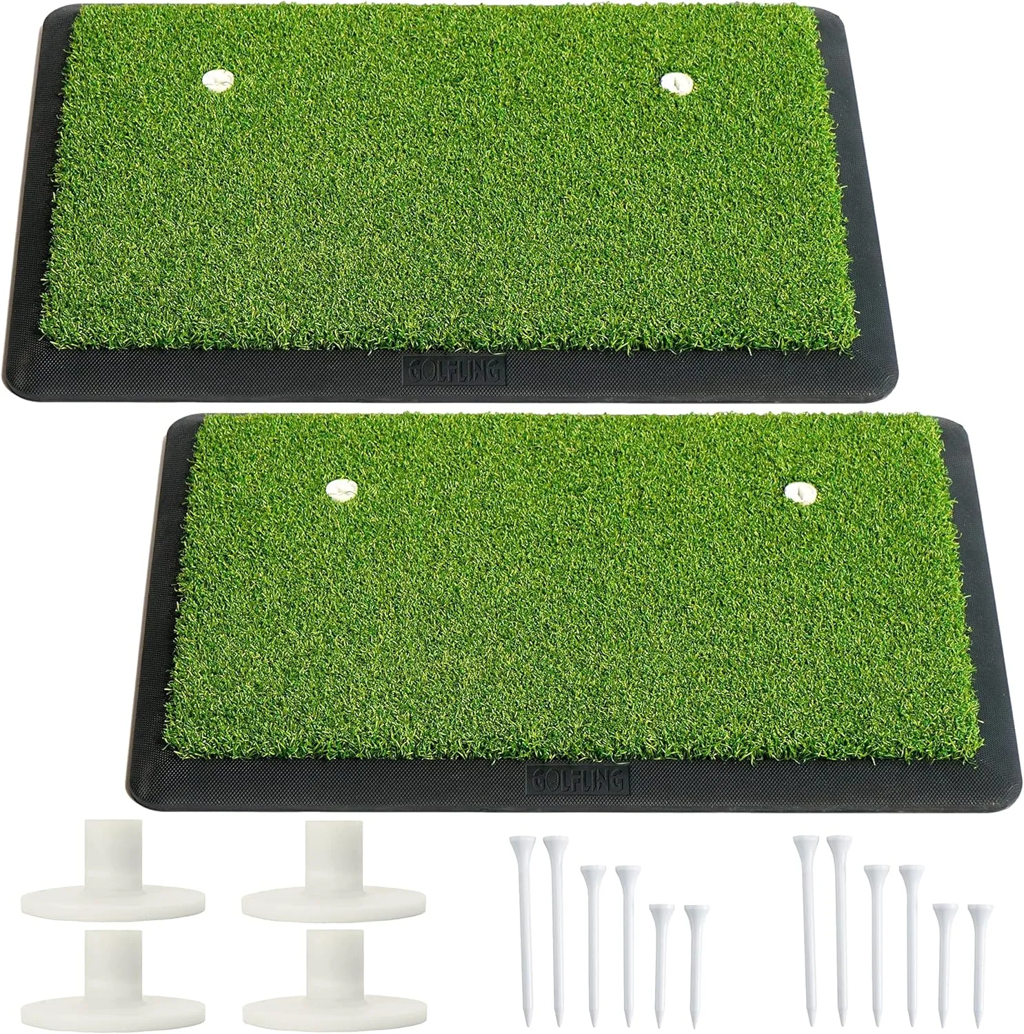 Golf Mat, Golf Hitting Mat, Golf Practice Mat, Golf Mats Practice Outdoor, Golf Matt for Indoors, Golf Chipping Mat, Golf Turf Mat, 18"x14"