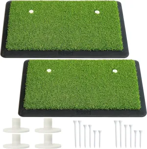 Golf Mat, Golf Hitting Mat, Golf Practice Mat, Golf Mats Practice Outdoor, Golf Matt for Indoors, Golf Chipping Mat, Golf Turf Mat, 18"x14"