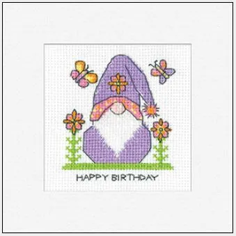 Gonk - Birthday Flower (Heritage Stitchcraft)
