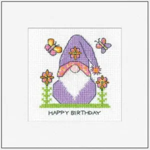Gonk - Birthday Flower (Heritage Stitchcraft)