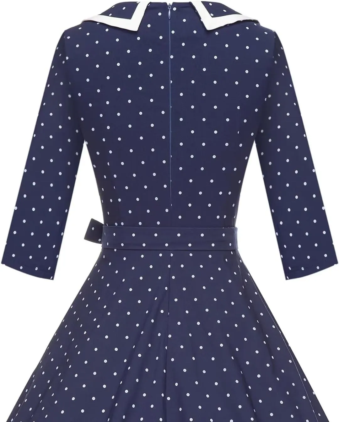 GownTown Womens Dresses 1950s Vintage Swing Stretchy Dresses with Pockets