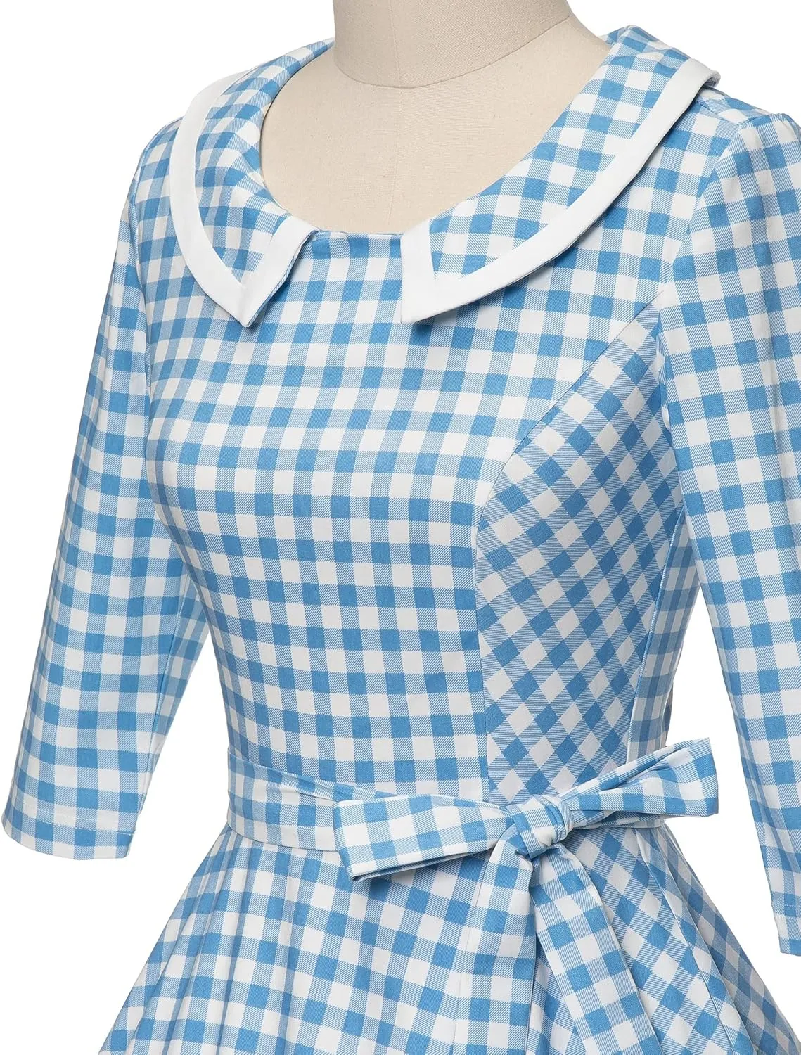 GownTown Womens Dresses 1950s Vintage Swing Stretchy Dresses with Pockets
