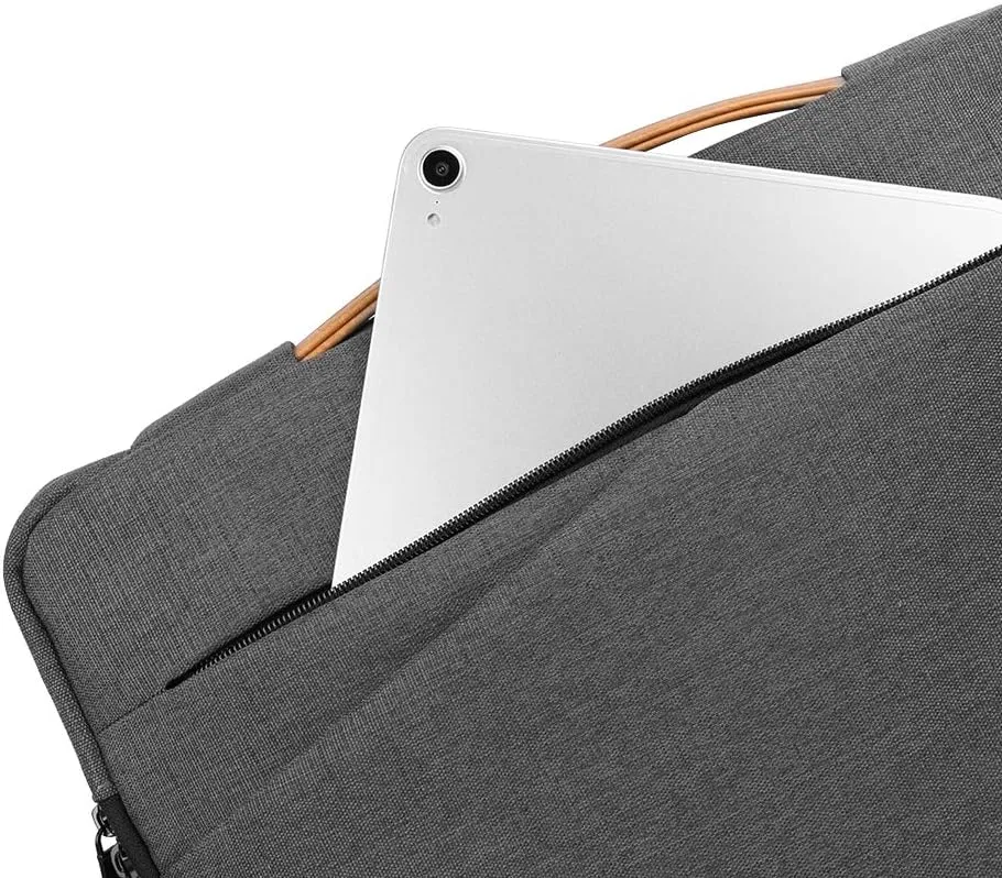 Grey Laptop Sleeve with Handle 15 15.6-inch Made for Acer Aspire, Chromebook, Predator, Nitro, Swift, ConceptD