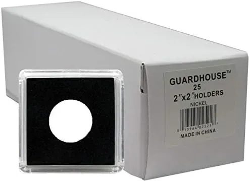 Guardhouse Tetra Snaplocks for Nickels and US $5 Gold Half Eagles Pack of 25