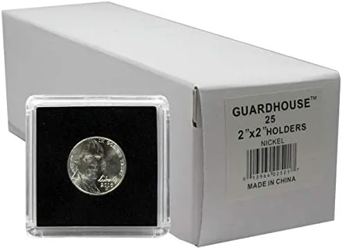 Guardhouse Tetra Snaplocks for Nickels and US $5 Gold Half Eagles Pack of 25