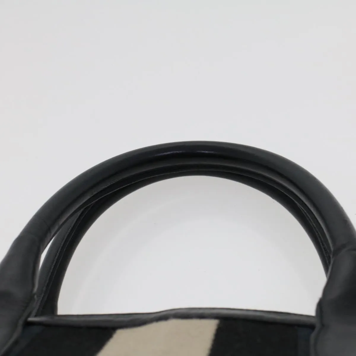 GUCCI GG Canvas Sherry Line Tote Bag Black White 002 1093 3444 th3756