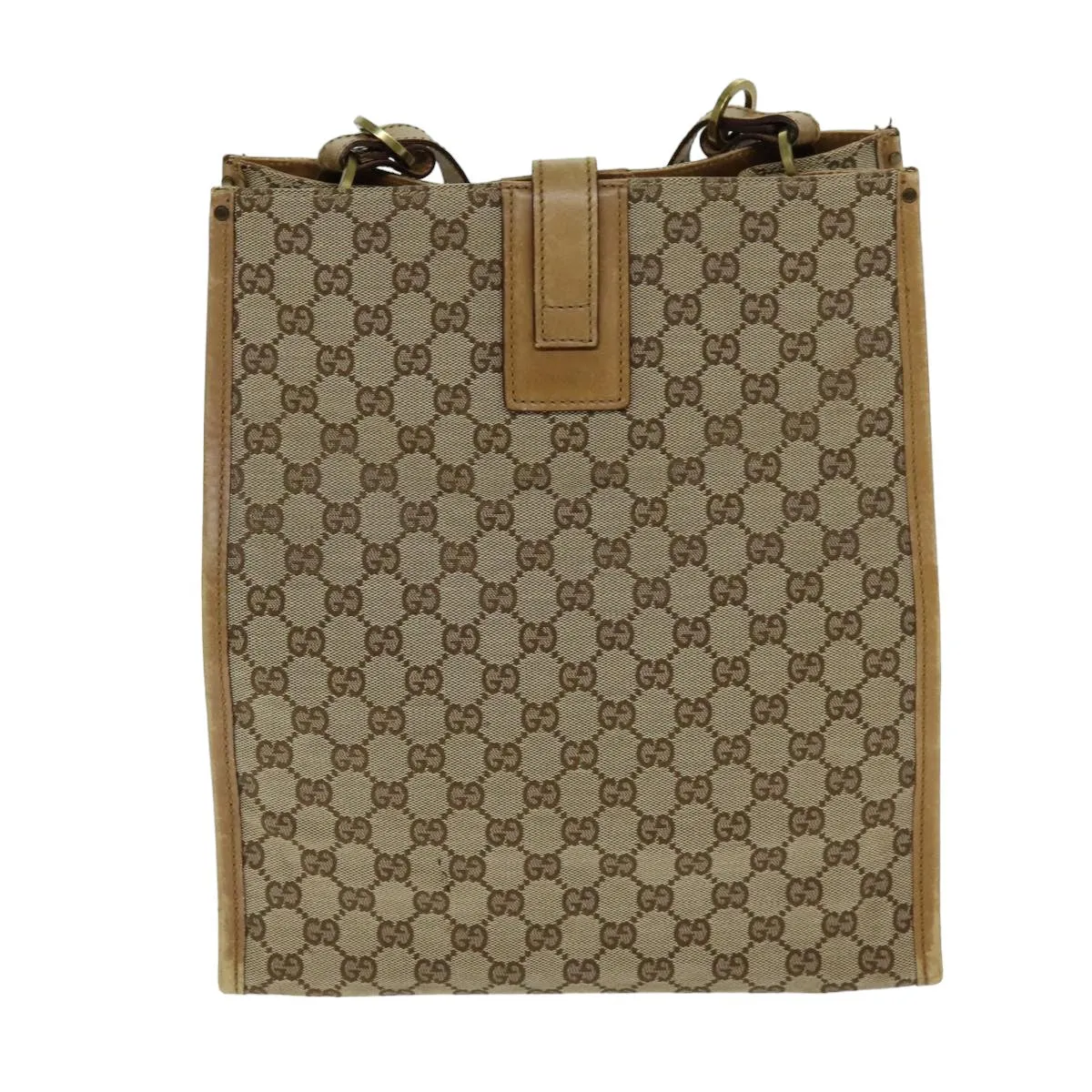 GUCCI GG Canvas Tote Bag Beige 109101 75976