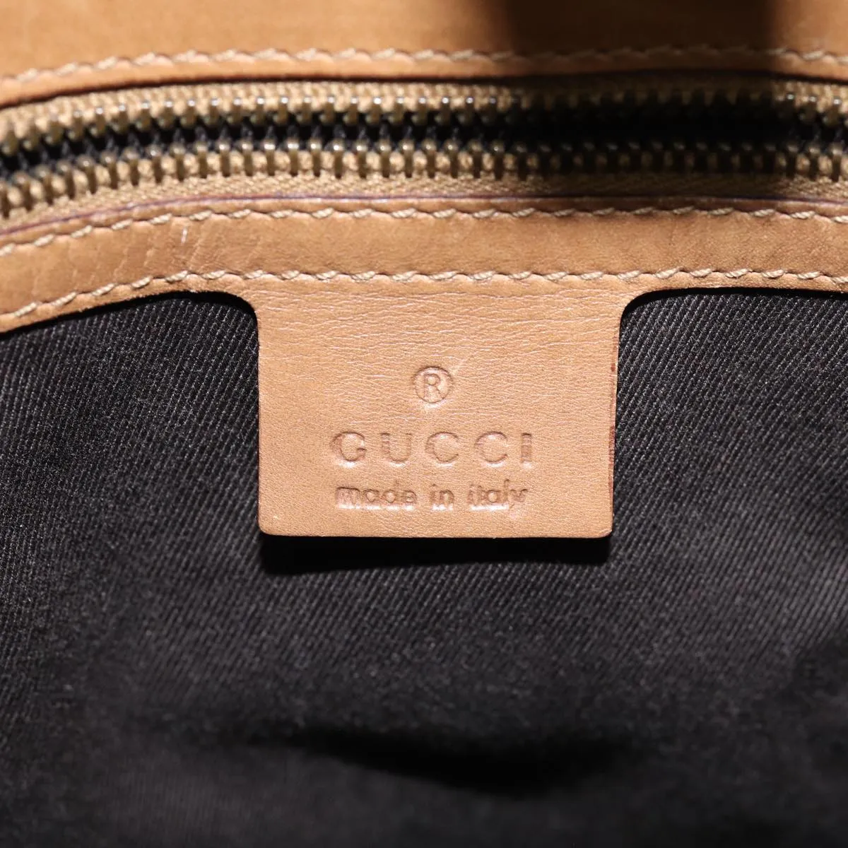 GUCCI GG Canvas Tote Bag Beige 109101 75976