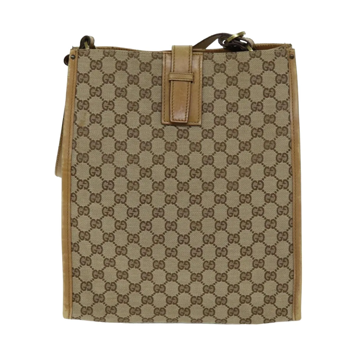 GUCCI GG Canvas Tote Bag Beige 109101 75976