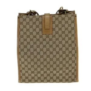 GUCCI GG Canvas Tote Bag Beige 109101 75976