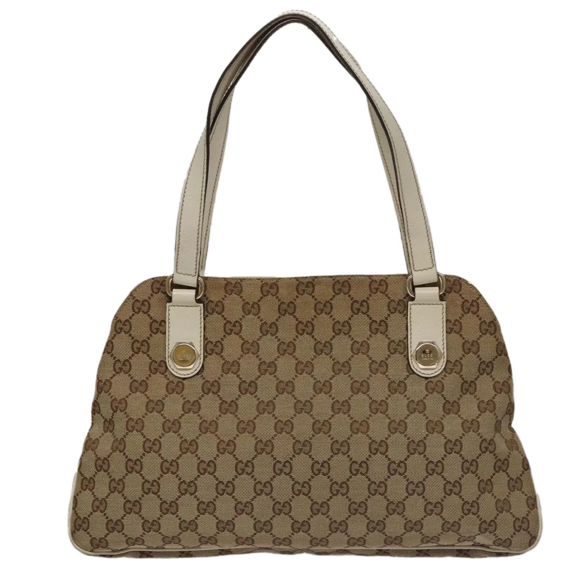 GUCCI GG Canvas Tote Bag Beige 163288 ep6932