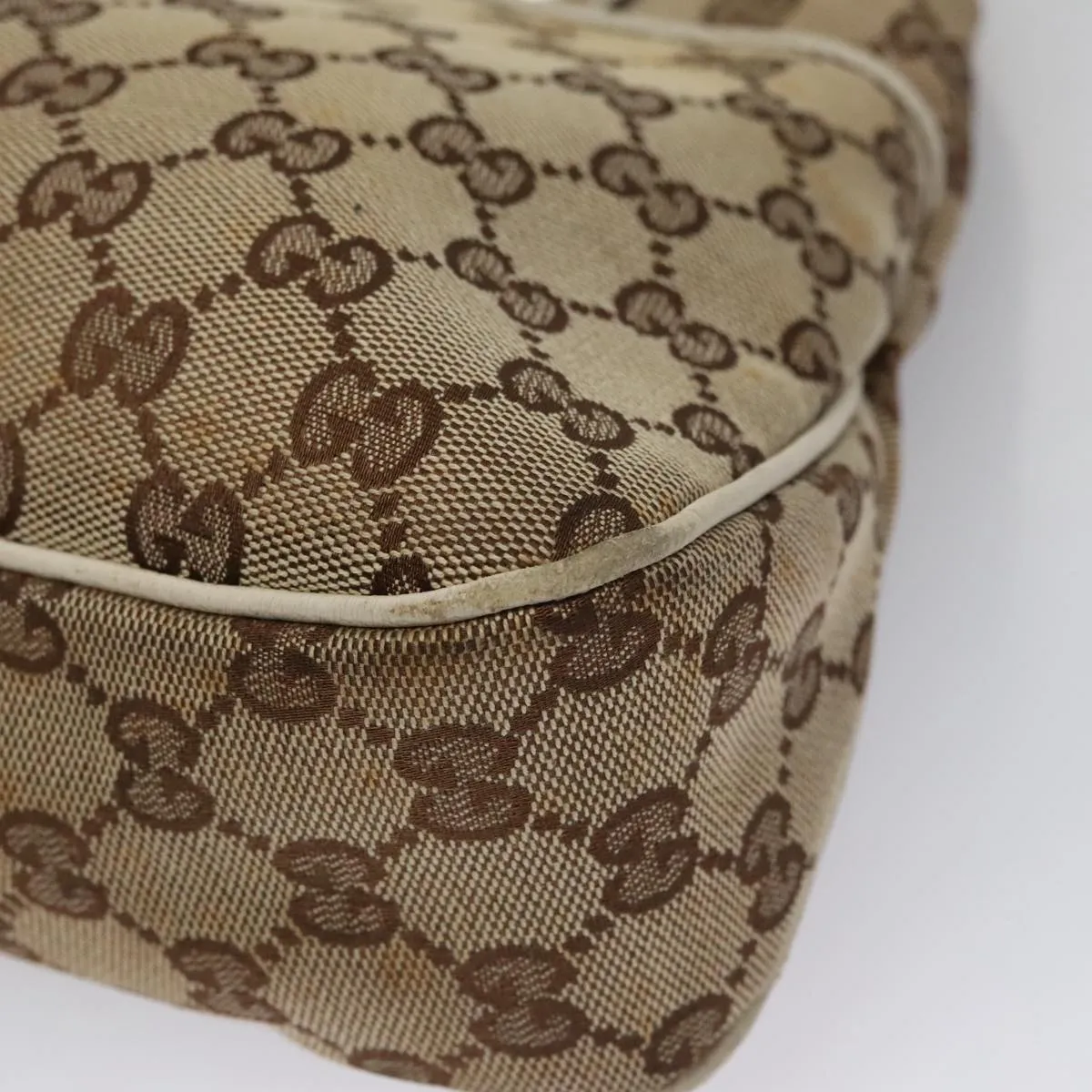 GUCCI GG Canvas Tote Bag Beige 163288 ep6932