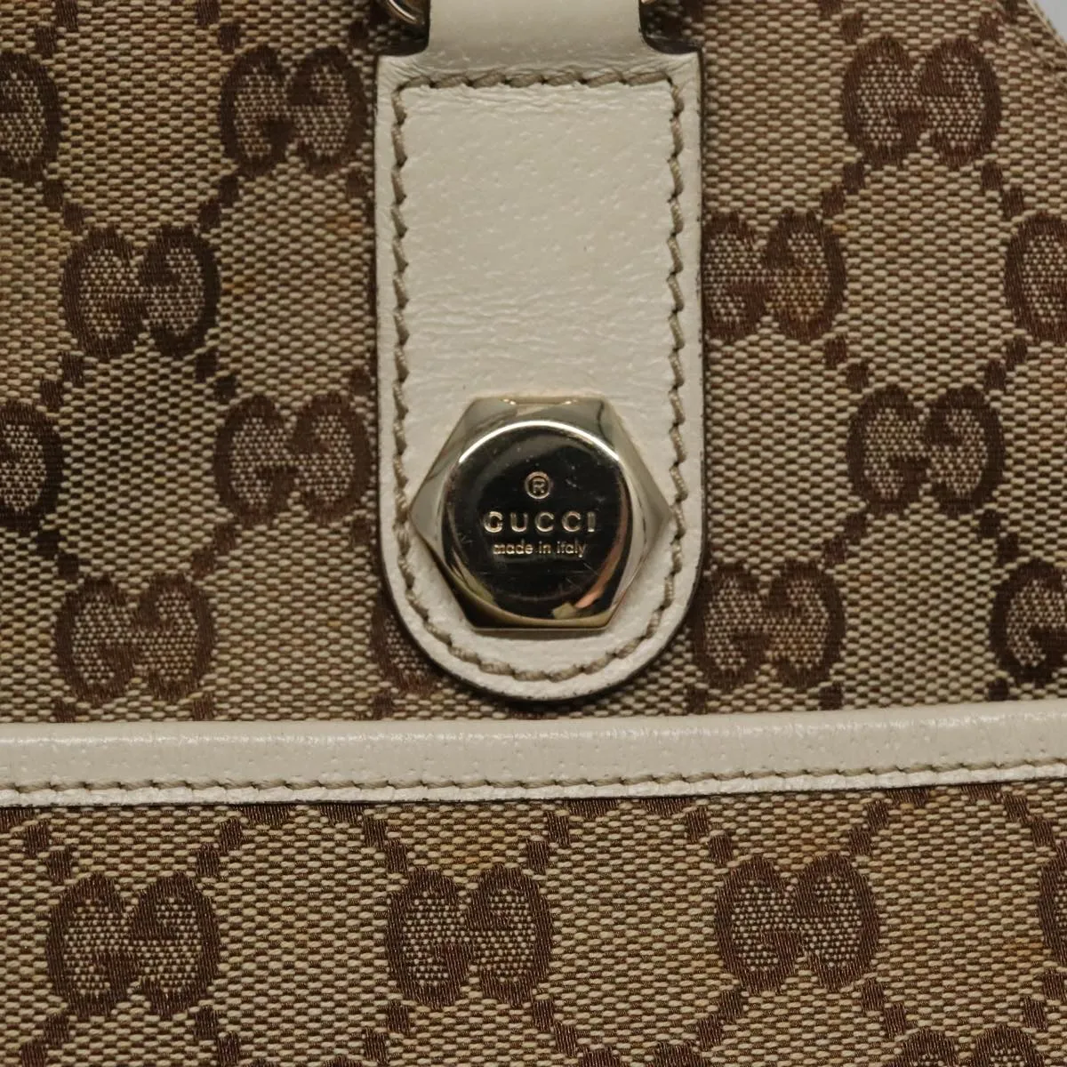 GUCCI GG Canvas Tote Bag Beige 163288 ep6932