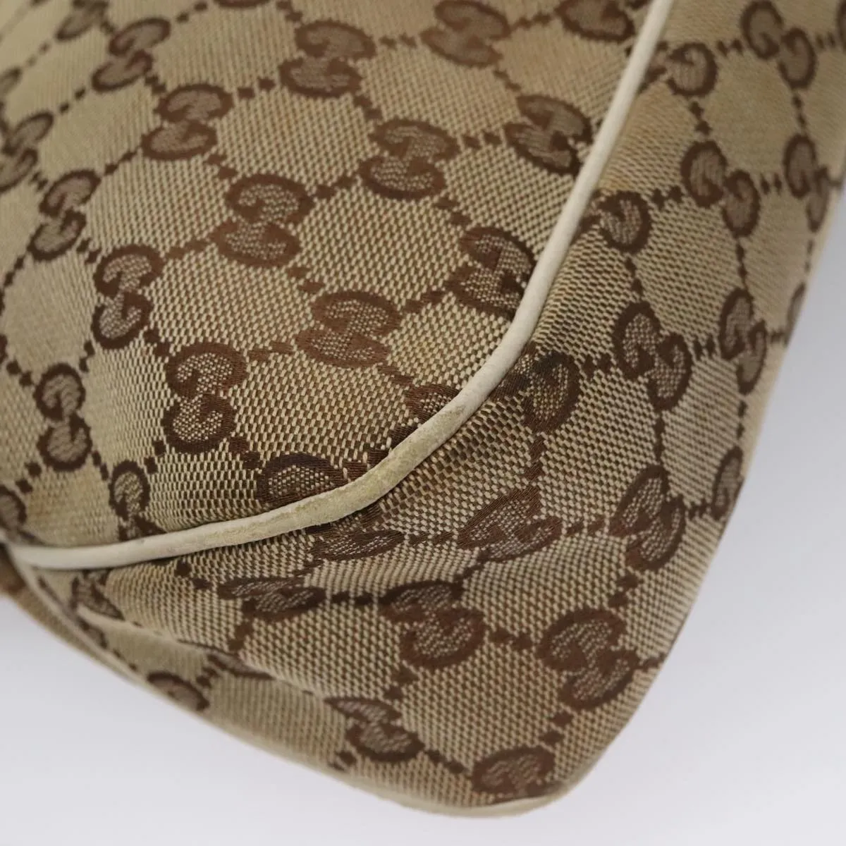 GUCCI GG Canvas Tote Bag Beige 163288 ep6932