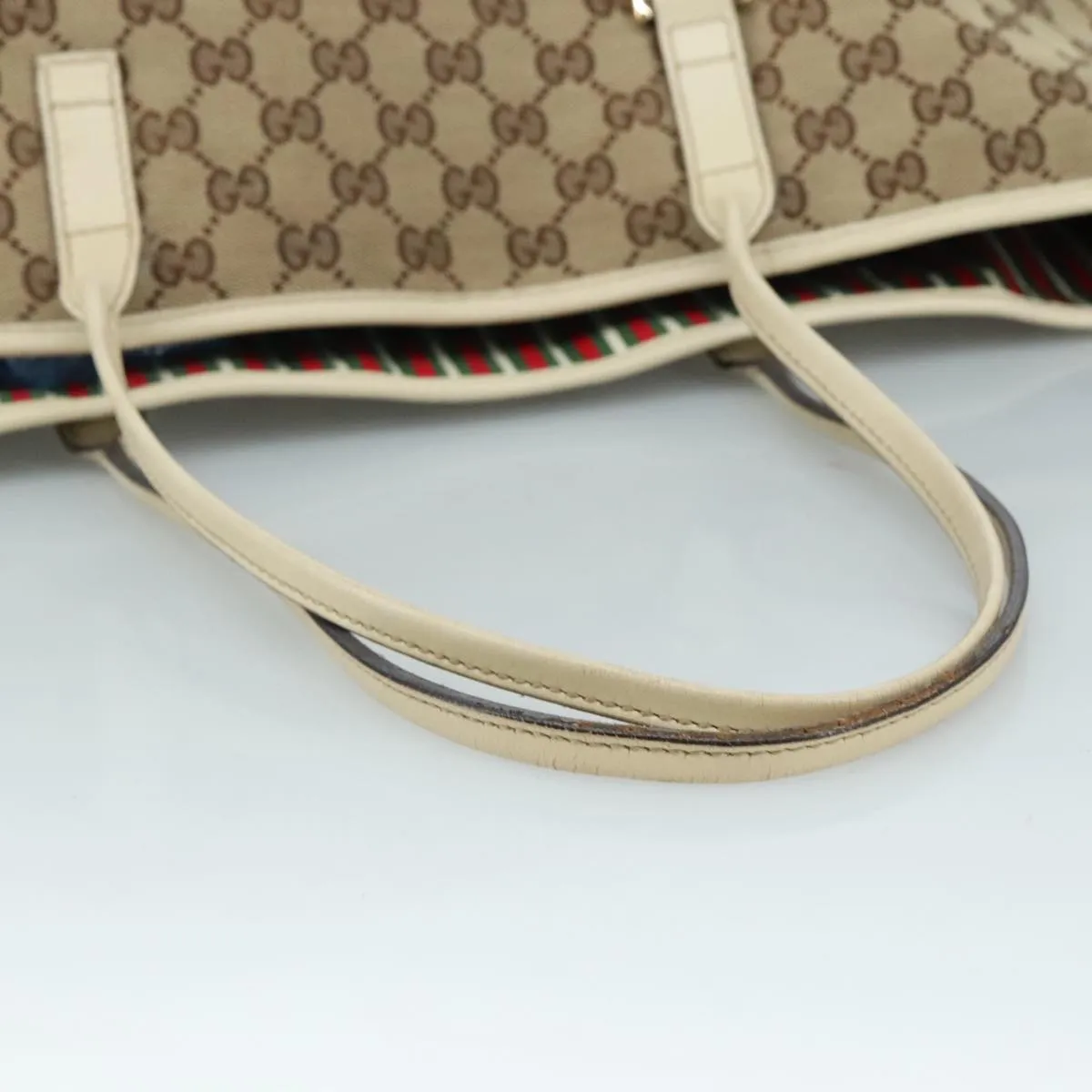 GUCCI GG Canvas Tote Bag Beige 169945 106810
