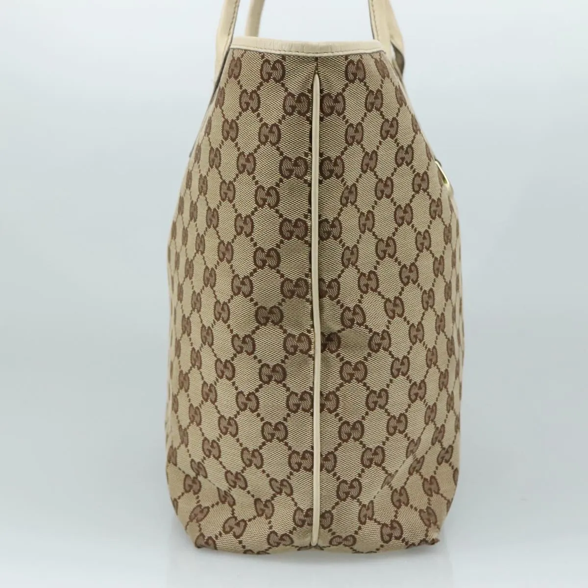 GUCCI GG Canvas Tote Bag Beige 169945 106810