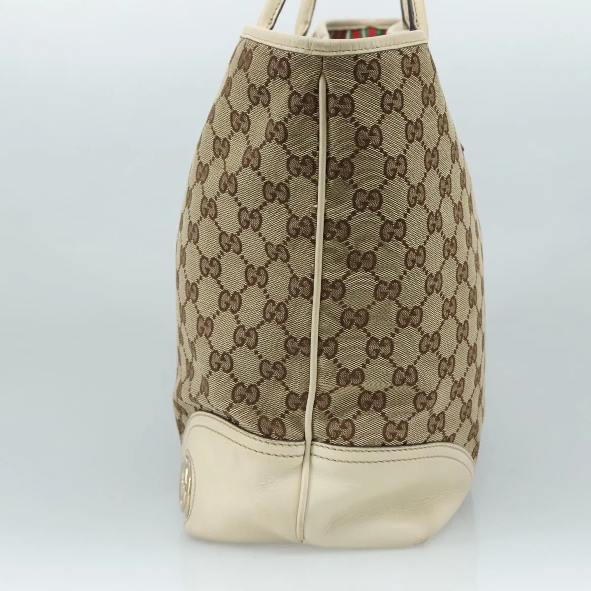 GUCCI GG Canvas Tote Bag Beige 169945 106810