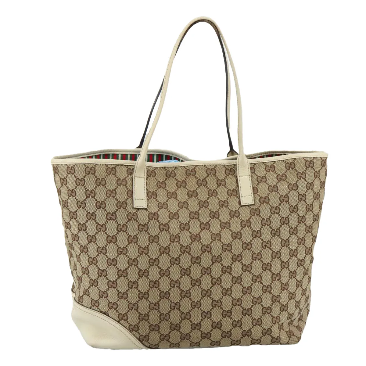 GUCCI GG Canvas Tote Bag Beige 169945 106810