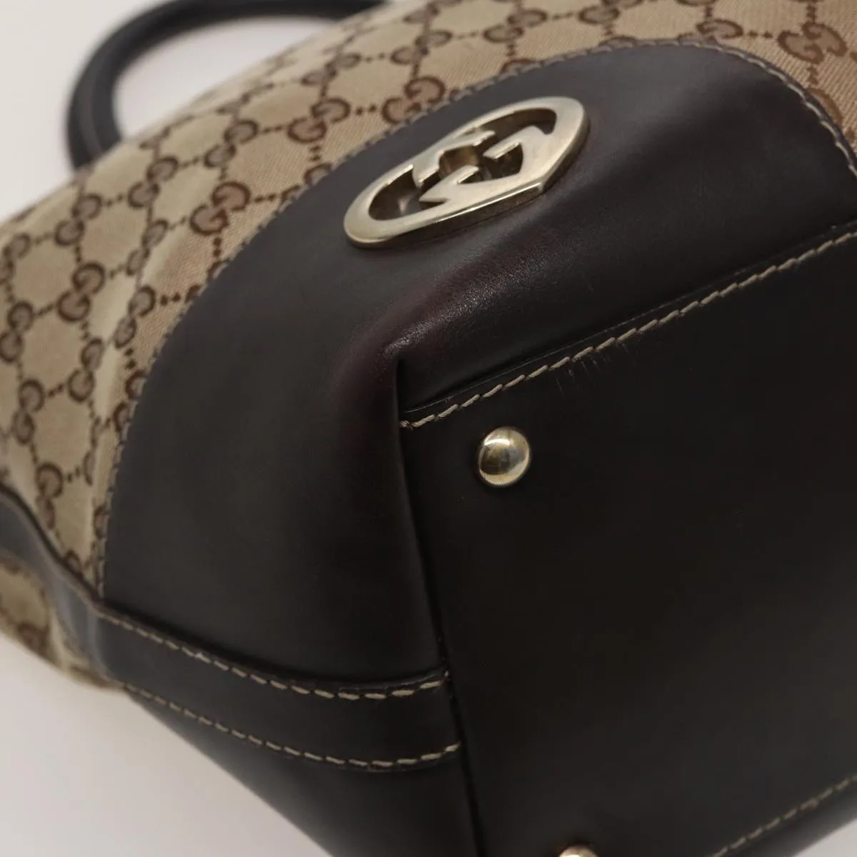GUCCI GG Canvas Tote Bag Beige 257071 ac3048