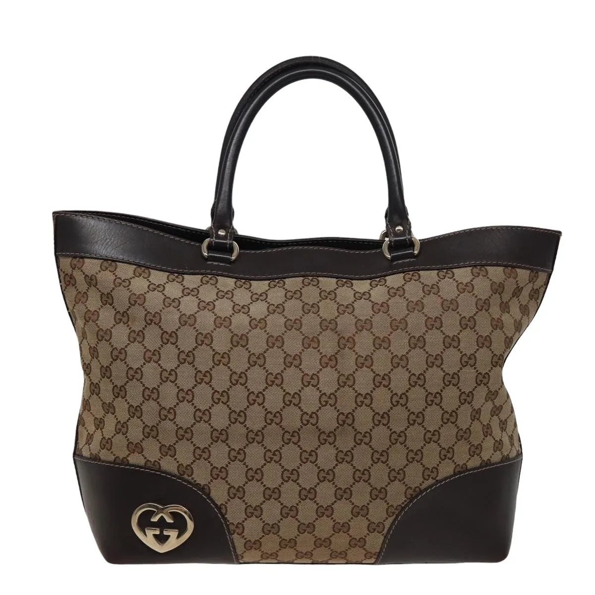 GUCCI GG Canvas Tote Bag Beige 257071 ac3048