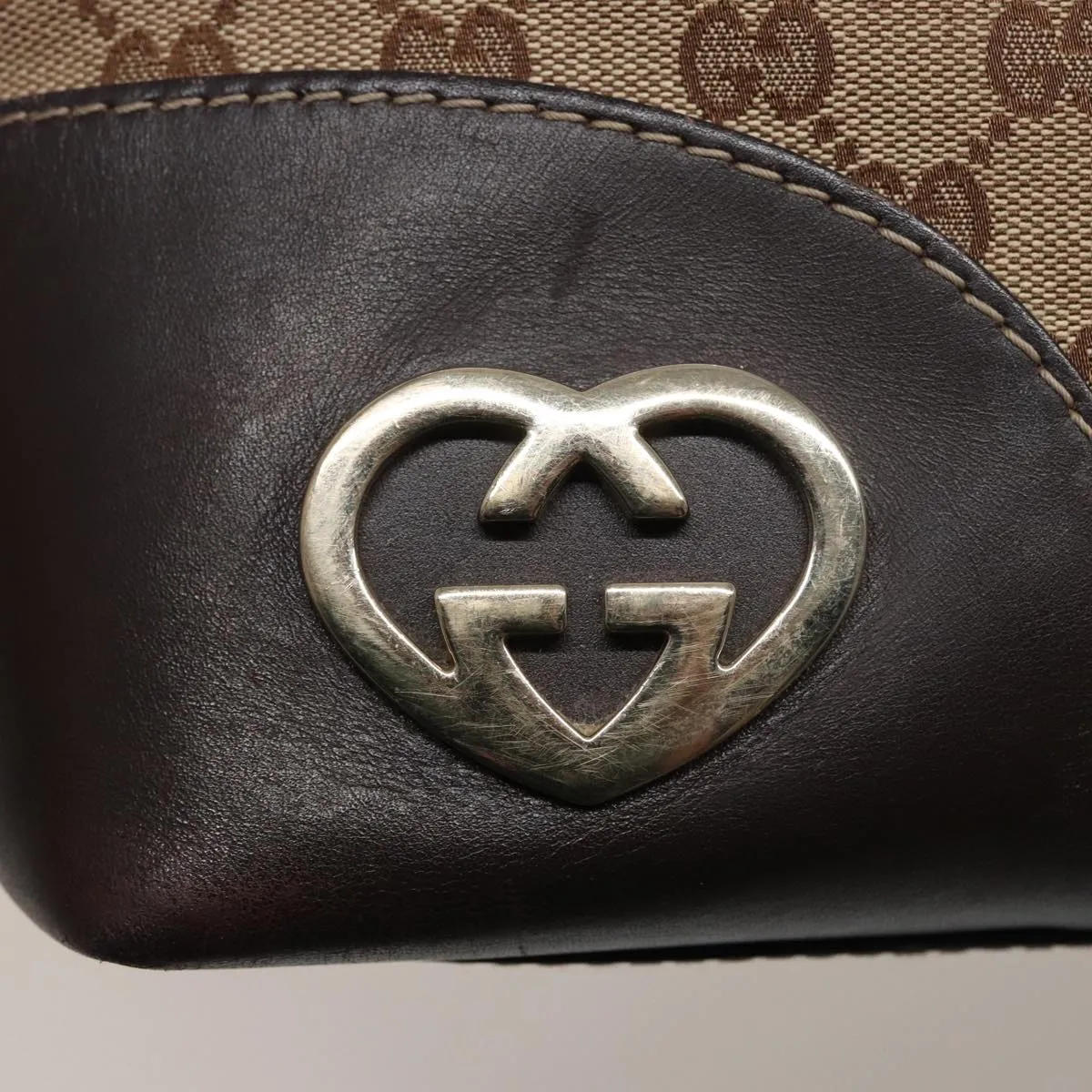 GUCCI GG Canvas Tote Bag Beige 257071 ac3048
