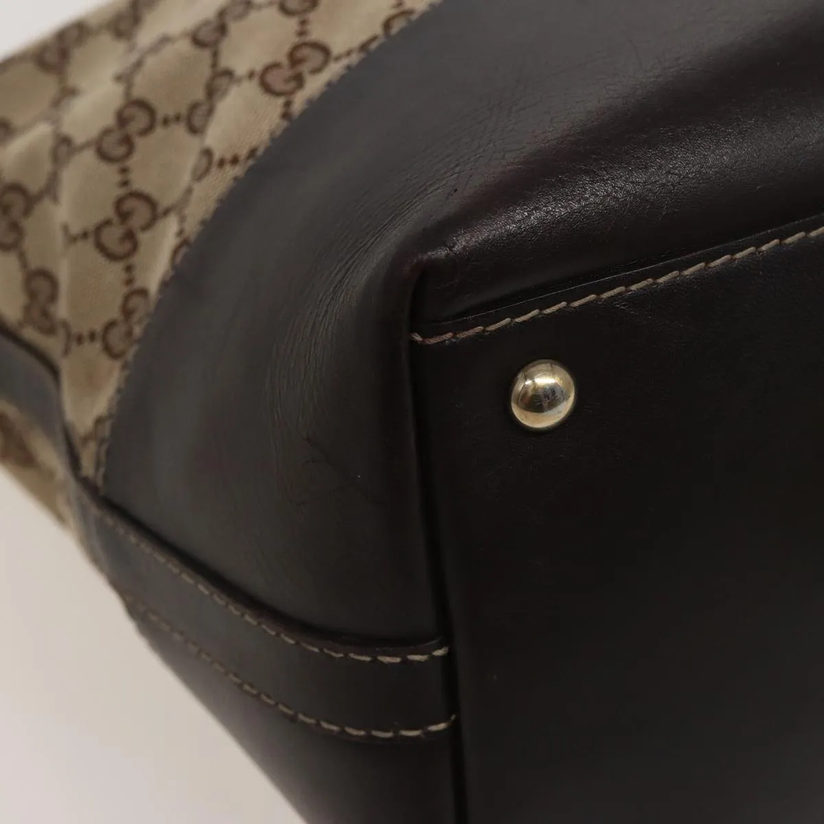 GUCCI GG Canvas Tote Bag Beige 257071 ac3048