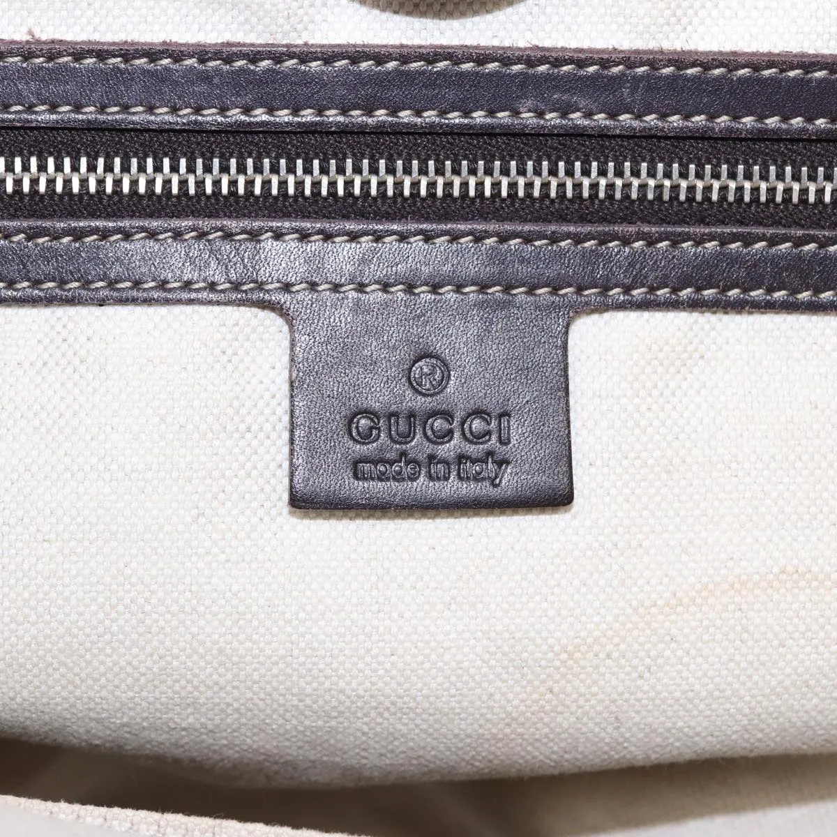 GUCCI GG Canvas Tote Bag Beige 257071 ac3048